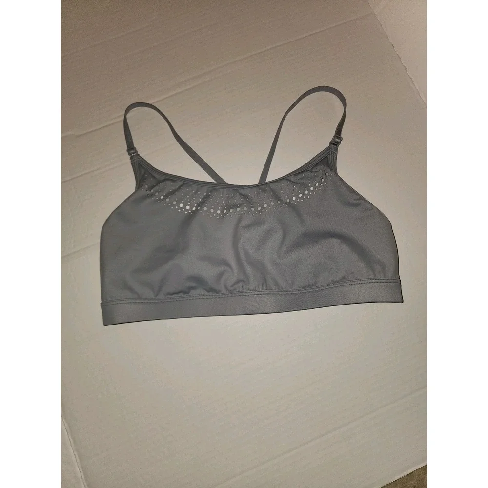 Victoria Sport Women's Strapy Sports Bra Size Large Gray